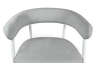 Стілець M-230 тканина устричний + білий TM Vetro Mebel, фото 5
