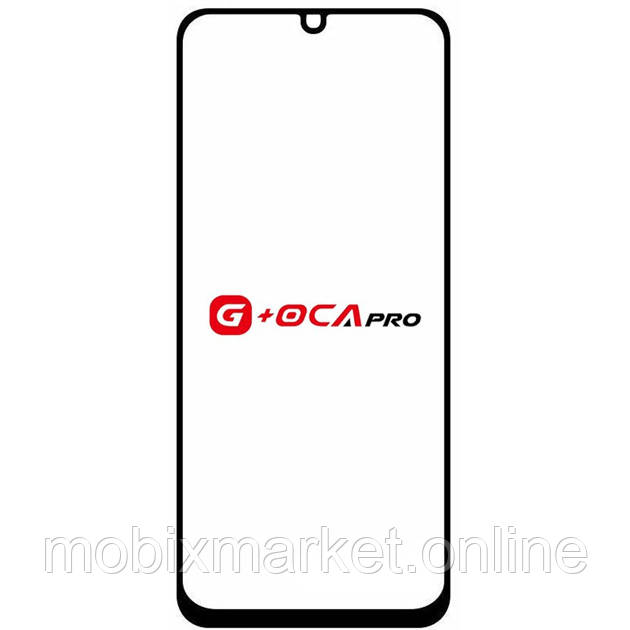 Скло корпусу G + OCA Pro Samsung A315/ A225/ M225 Galaxy A31/ A22/ A32/ M22 з OCA- плівкою, black