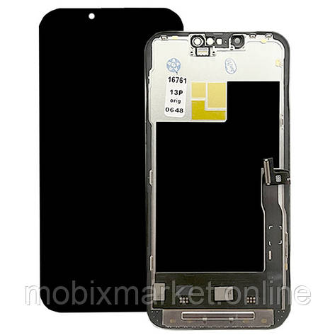 Дисплей iPhone 13 Pro в зборі з сенсором та рамкою black (DD Soft OLED) (під заміну IC), фото 1