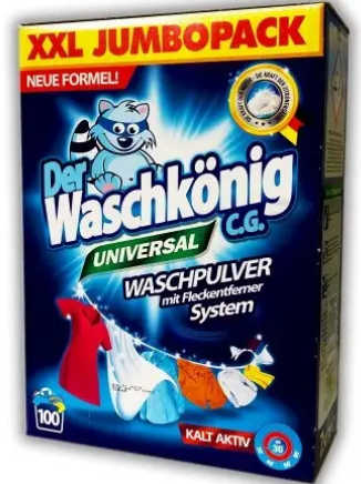 Пральний порошок для машинного та ручного прання WASCHKONIG UNIVERSAL 100 прань 6 кг, фото 1