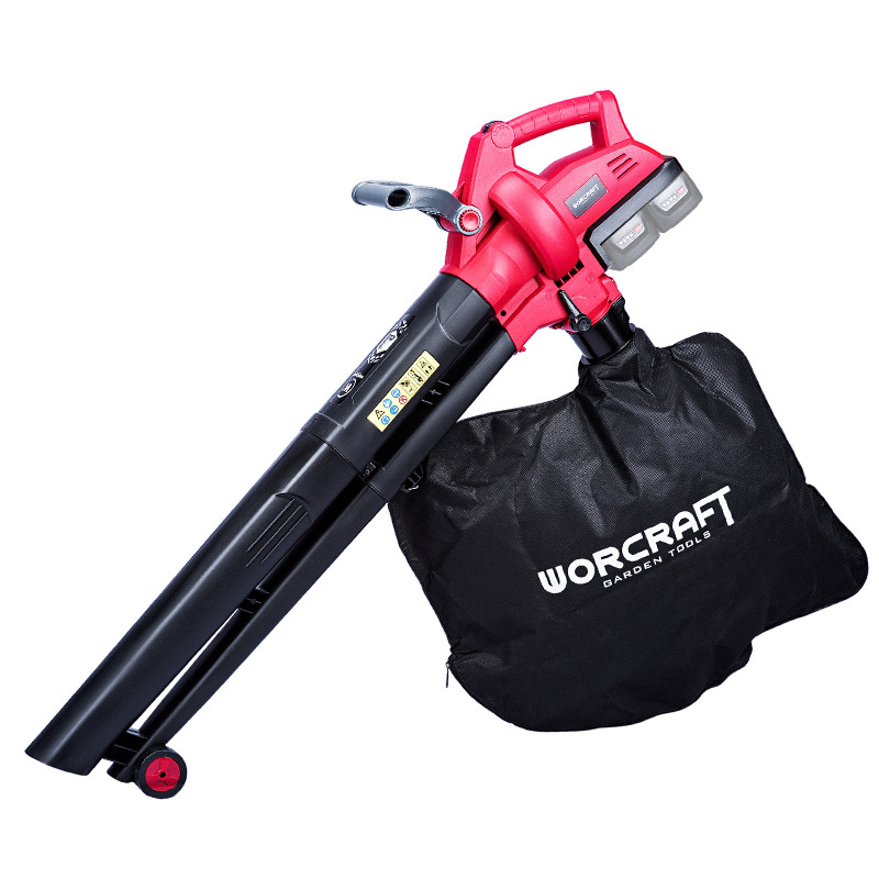 Акумуляторний пилосос садовий Worcraft CLBV-S40Li без АКБ і ЗП, з мішком 45л