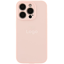 Silicone case for iPhone 16 Pro Max (81) Chalk Pink (закритий низ)
