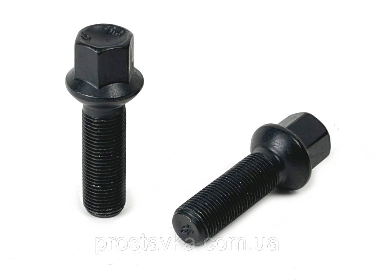 Болт FARAD | Болт M14х1.25х40 Сфера Цинк Ключ 17 Чорний, фото 1