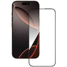 Скло iPhone 16 Pro (0.3 мм, Karerte Anti-static, чорне) без паковання