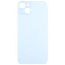Задня кришка (скло) iPhone 15 Plus blue (big hole) (оригінал завод)