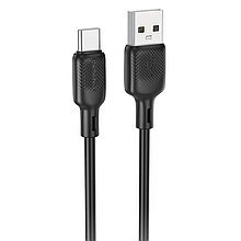 USB кабель Borofone BX113 Silicone, Type-C 3A белый