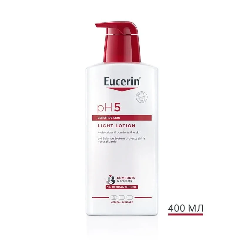 Лосьйон для тіла Eucerin легкий pH5 89777 400 мл., фото 1