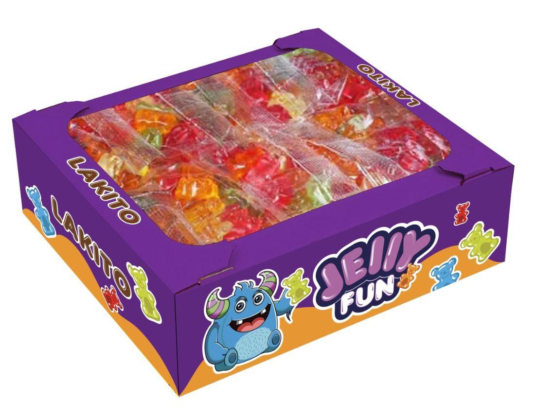 Цукерки желейні жувальні Jelly Fun Ведмедики 1.5 кг ТМ Lakito