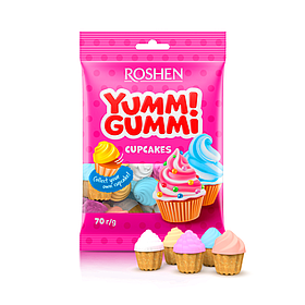 Желейні цукерки Roshen Yummi Gummi Капкейки 70г