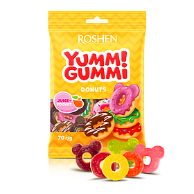 Желейні цукерки Roshen Yummi Gummi пончики 70г