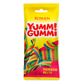 Желейні цукерки Roshen Yummi Gummi Rainbow Belts 70 г