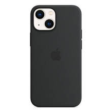 Silicone case for iPhone 13 (18) black (закритий низ)