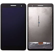 Дисплей до планшету Huawei MediaPad T1-701U (Ver 1) в зборі з сенсором black (оригінал)