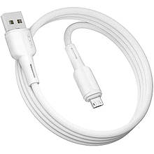 USB кабель Ridea RC- CO10 CommonPro, microUSB 3A белый