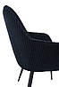 Стілець M-240 вельвет чорний / чорний TM Vetro Mebel, фото 6