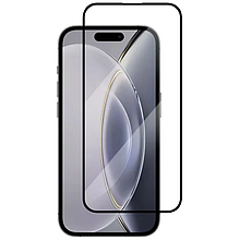 Скло iPhone 16 Pro Max (0.3 мм, 5D/10D, чорне) ТОП