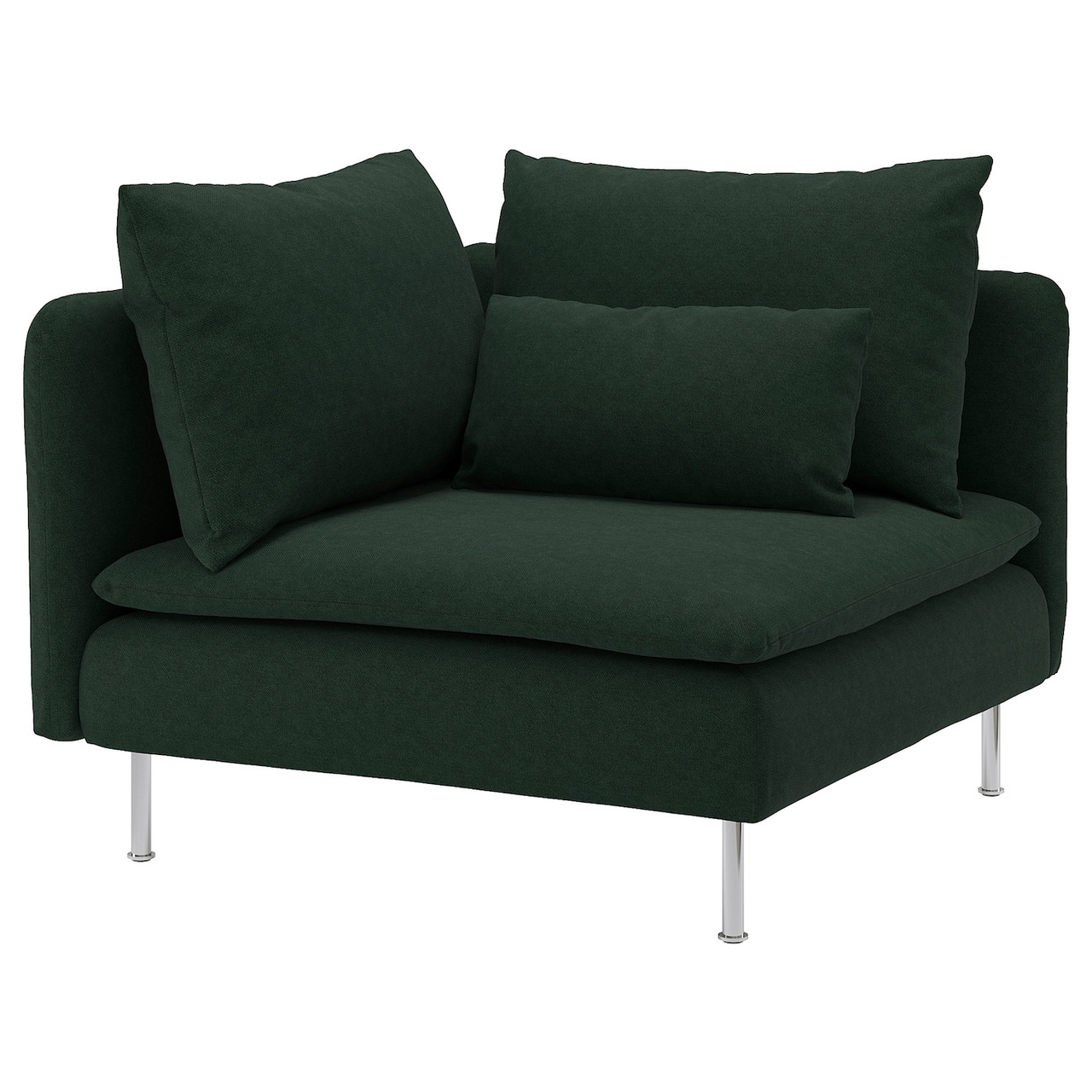 SODERHAMN Кришка кутової секції - Tallmyra темно-зелена IKEA 605.175.28, фото 1