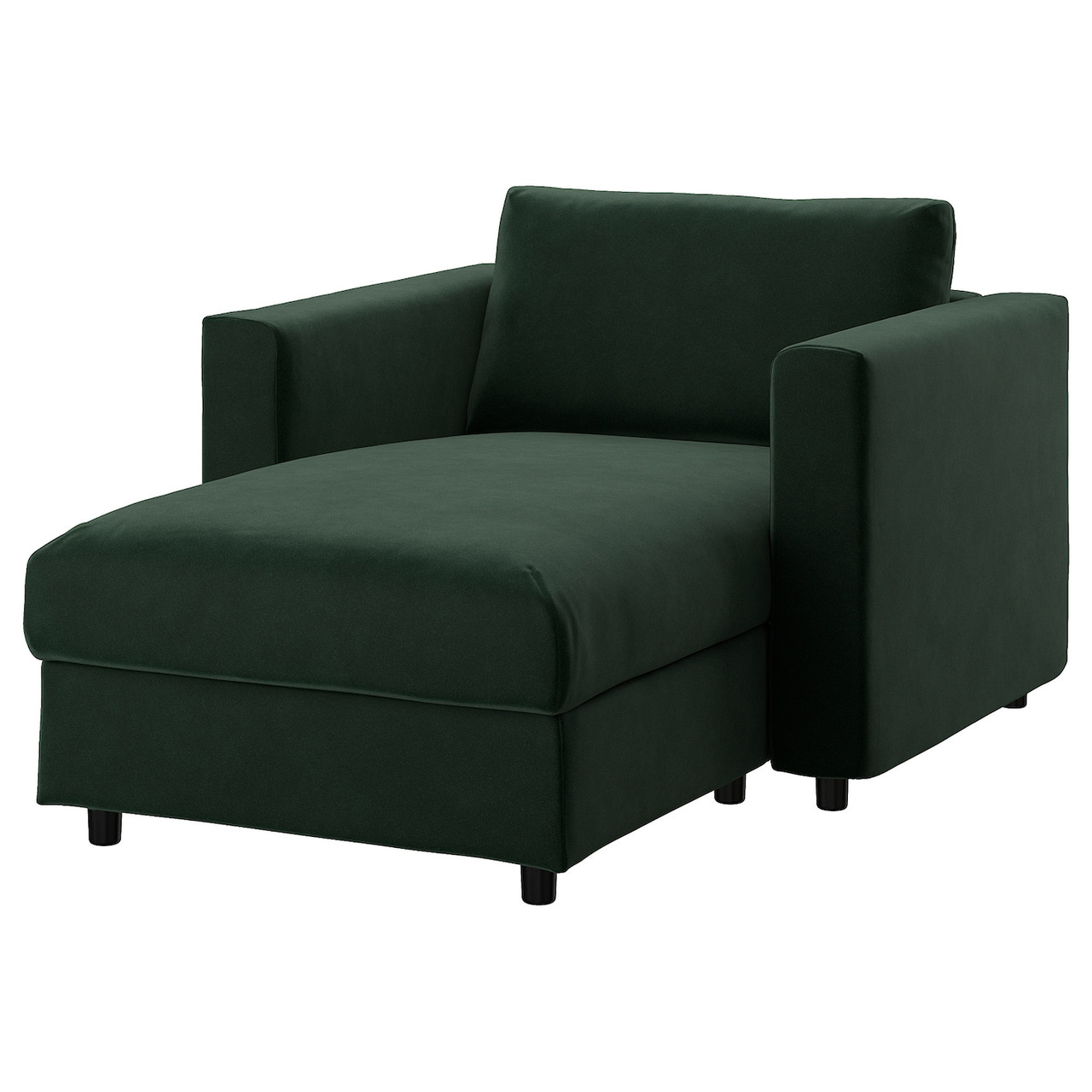 VIMLE Шезлонг - Дюпарп темно-зелений IKEA 895.012.87, фото 1