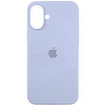 Silicone case for iPhone 16 ( 5) lilac (закритий низ)