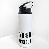 Пляшка для води з трубочкою Yoga o'clock 600 мл (PLV_25A059)