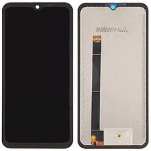 Дисплей Hotwav W10/W10 Pro в зборі з сенсором black (оригінал завод)