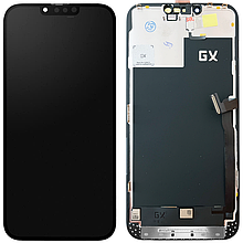 Дисплей iPhone 13 Pro Max в зборі з сенсором та рамкою black (GX Hard OLED)