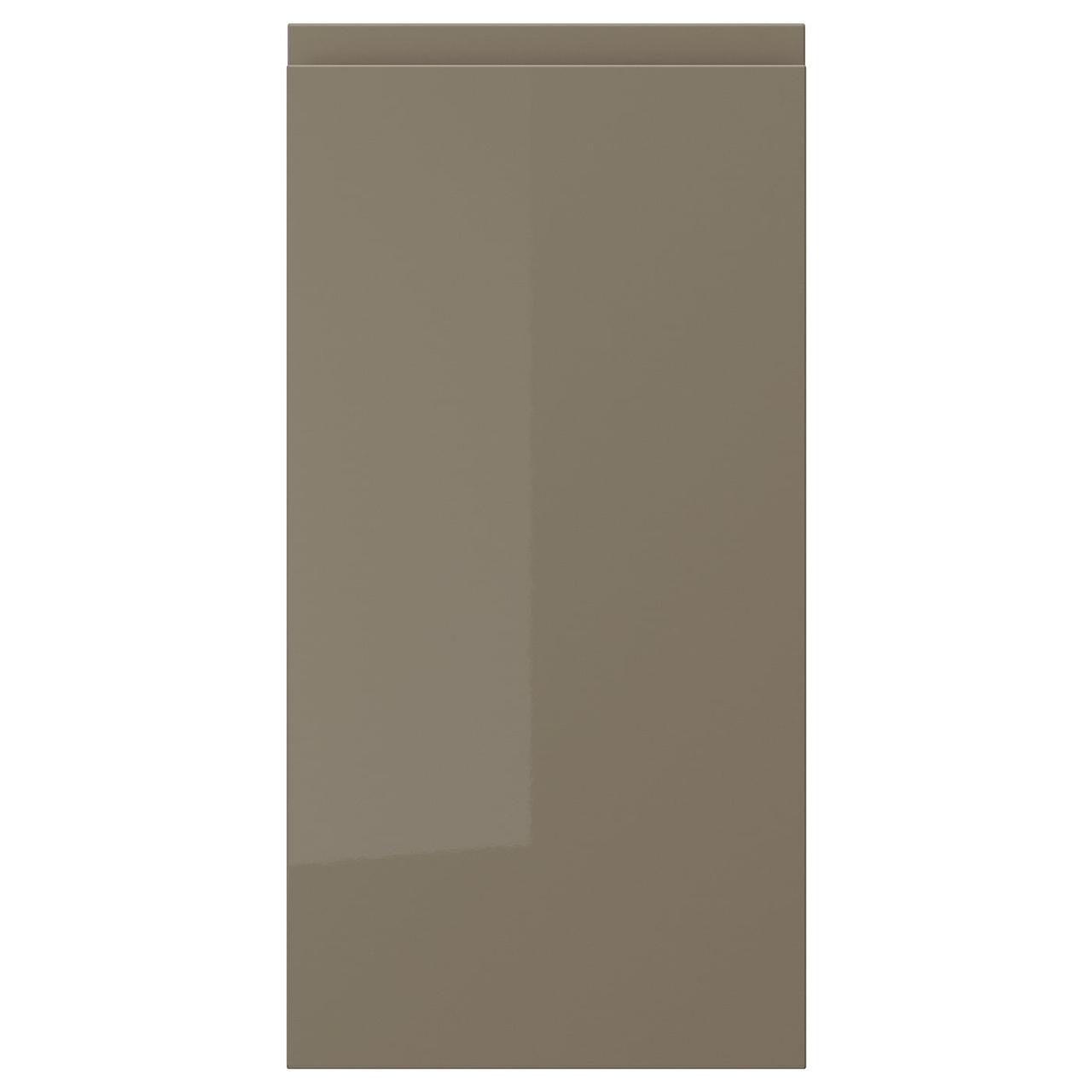 VOXTORP Двері - темно сіро-коричневий глянець 30х60 см IKEA 905.817.54, фото 1
