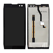 Дисплей Doogee S50 Pro в зборі з сенсором та рамкою black (оригінал завод)