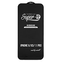 Скло iPhone X/XS/11 Pro 5.8 Mietubl Super-D чорне, без упаковки