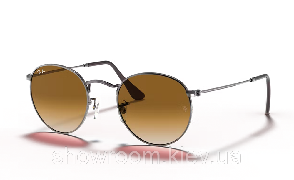 Чоловічі сонцезахисні окуляри Ray Ban Round 3447 029/32 Lux, фото 1
