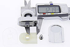 Ролики для душової кабины верхний, хромированный, одинарный, (В-902 В), фото 3