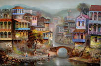 Листівка з містом "Старий Тбілісі"