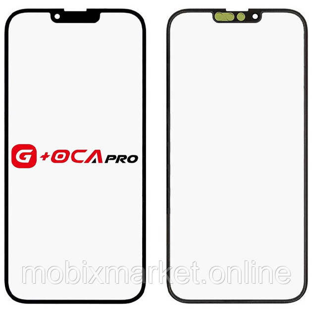 Скло корпуса G + OCA Pro iPhone 13/ iPhone 13 Pro з OCA- плівкою black