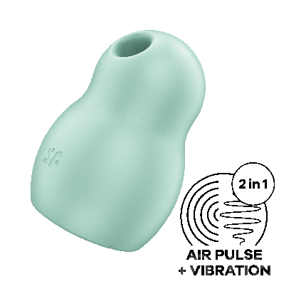 Кліторальний вібростимулятор з повітряними імпульсами Satisfyer Pro To Go 1 Mint, фото 1