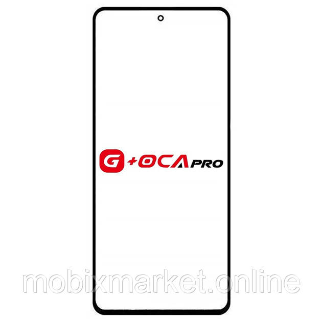 Скло корпусу G + OCA Pro Samsung A536 Galaxy A53 5G 2022 з OCA- плівкою, black