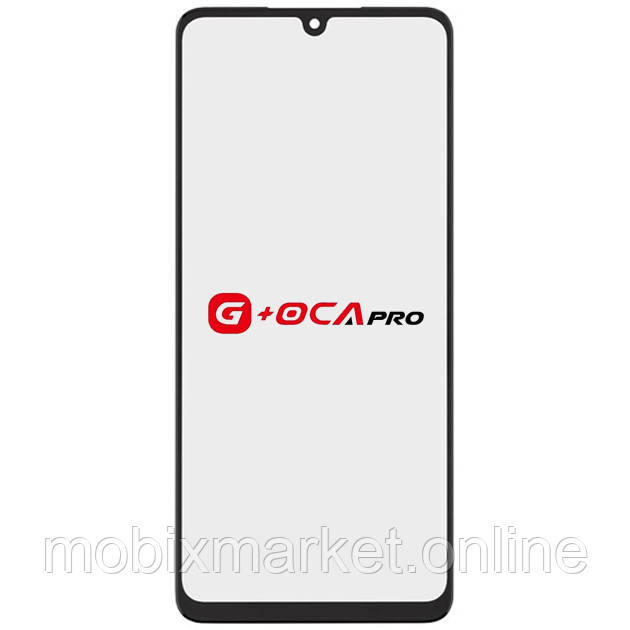 Скло корпусу G + OCA Pro Samsung A336 Galaxy A33 5G 2022 з OCA- плівкою, black