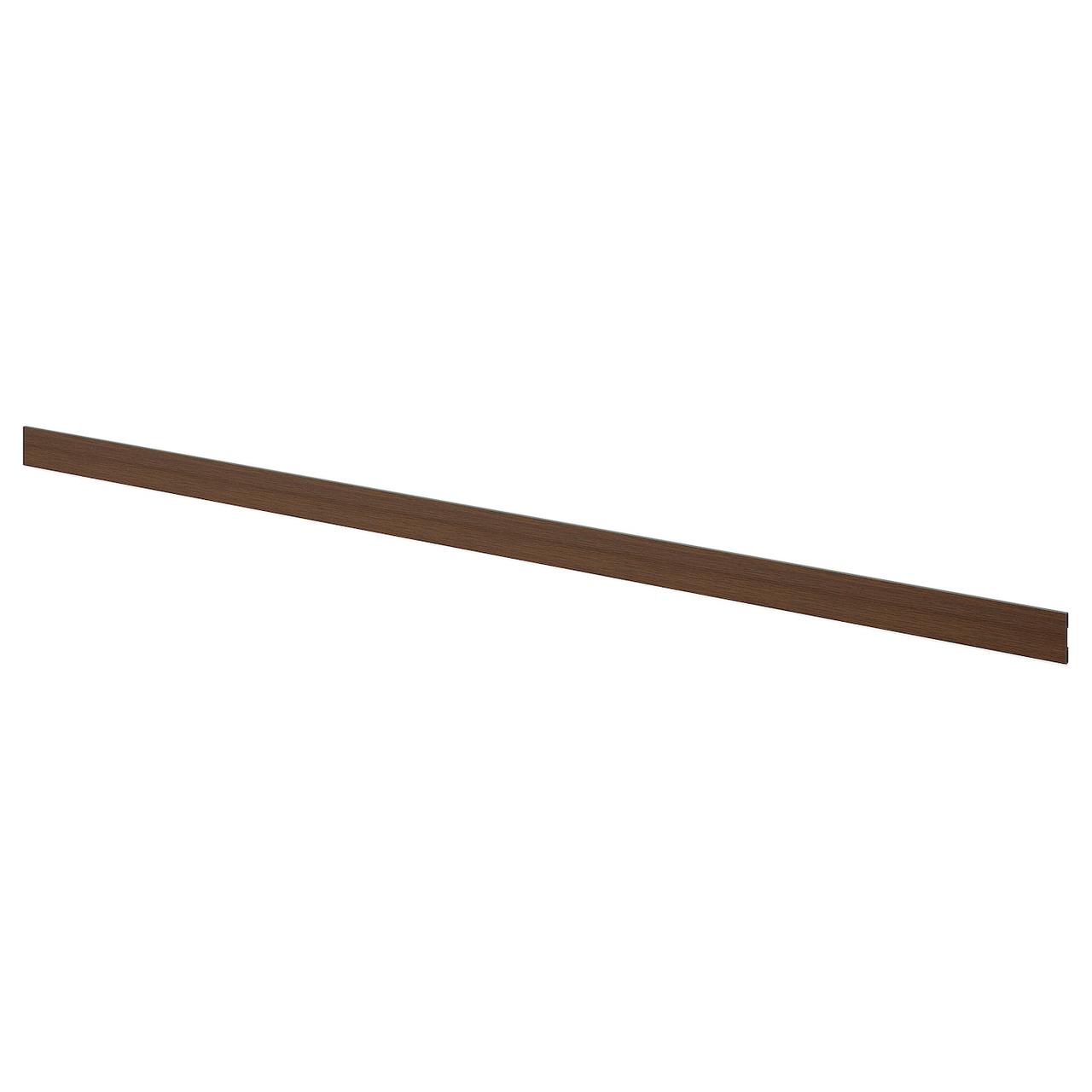 STENSTA Плінтус - темно-коричневий ясен імітація 220х8 см IKEA 505.921.27, фото 1