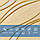 Декор стін ПВХ 3Д-панелі Золоті лінії 700х700х5мм Абстракція хвилі на самоклеючій основі (194), фото 10