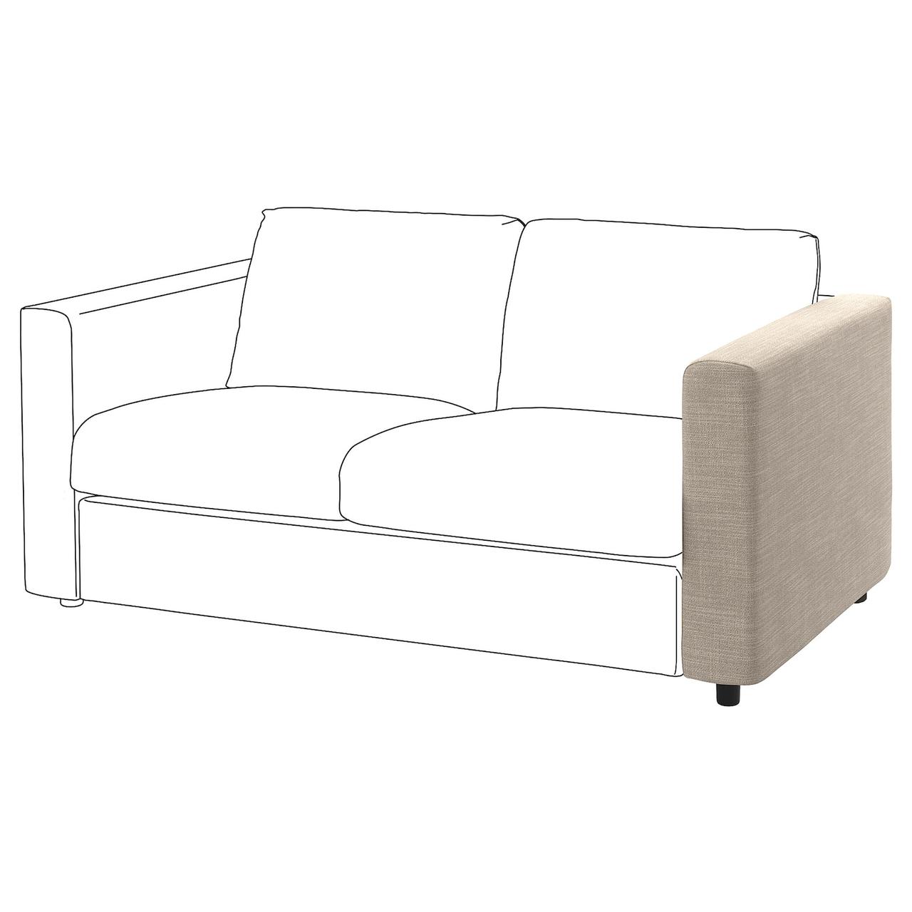VIMLE Чохол на підлокітник - Хіларед бежевий IKEA 605.172.55, фото 1