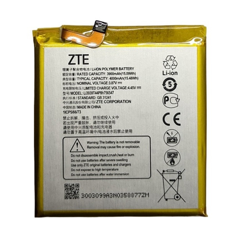 АКБ ZTE Blade A2020/A2020N2/Axon 9 Pro/Axon 10 Pro 5G (LI3939T44P8h756547) (оригінал 100%, тех. упаковка), фото 1