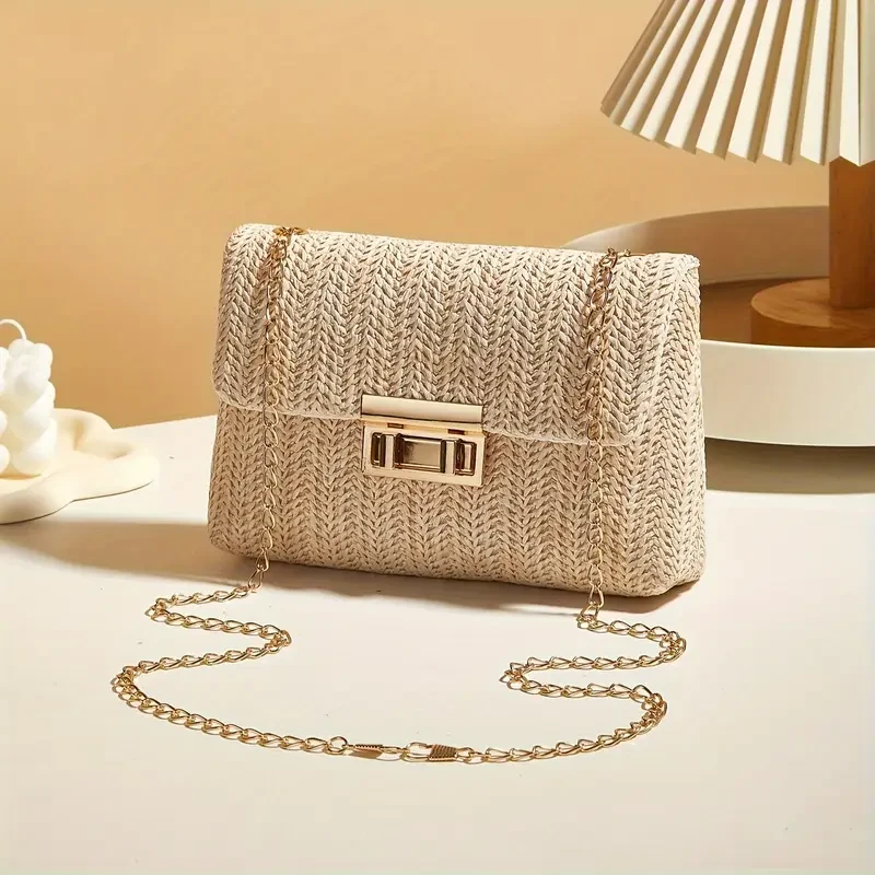 Жіноча солом'яна сумка, розмір 20/14 см, фото 1