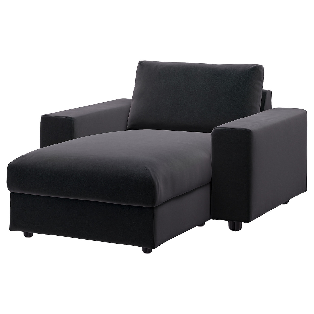 VIMLE Шезлонг - Djuparp/темно-сірий з широкими підлокітниками IKEA 895.334.29, фото 1