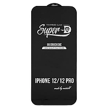Скло iPhone 12/12 Pro 6.1 Mietubl Super-D чорне, без упаковки