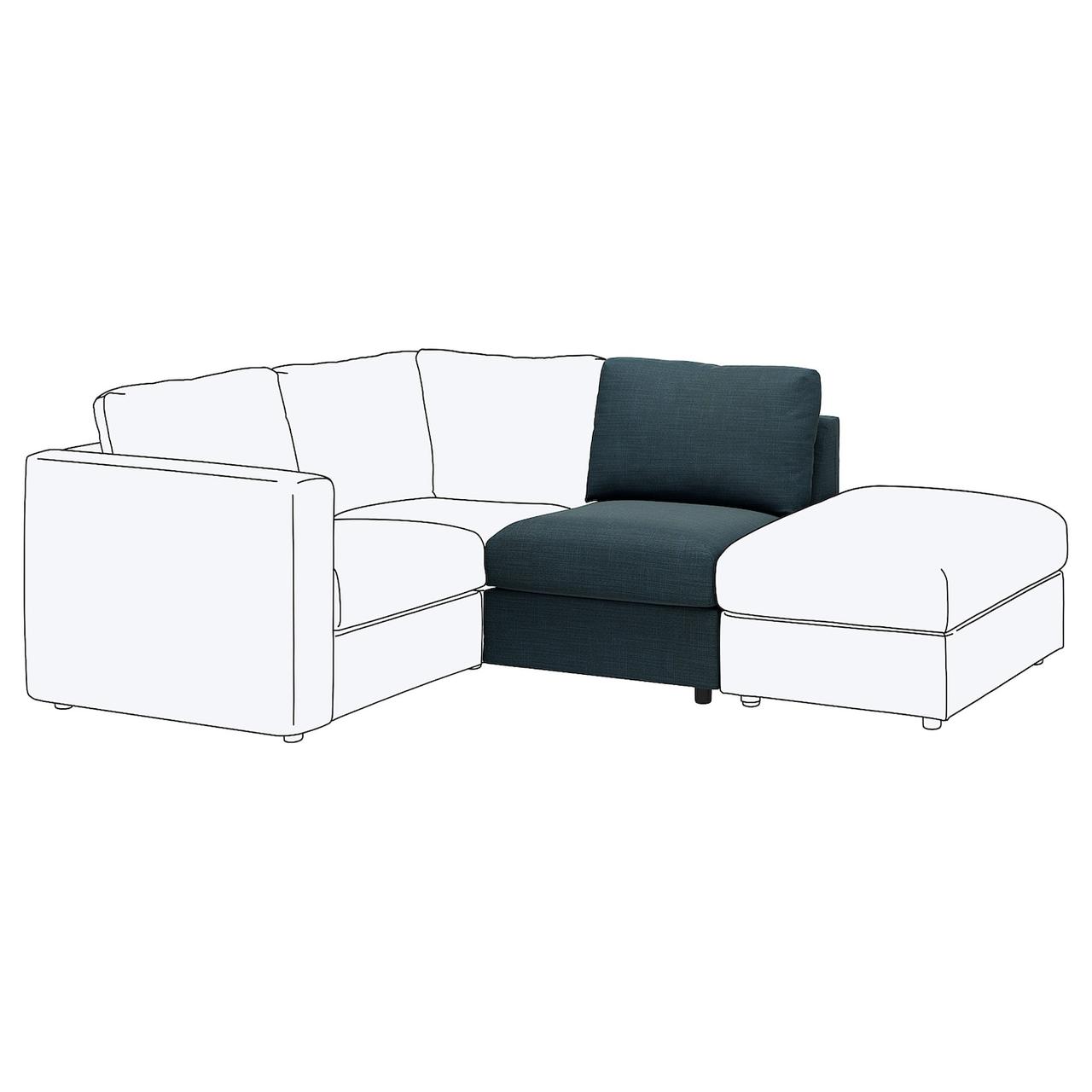 VIMLE Чохол на 1 місну секцію - Хіларед темно-синій IKEA 305.172.66, фото 1