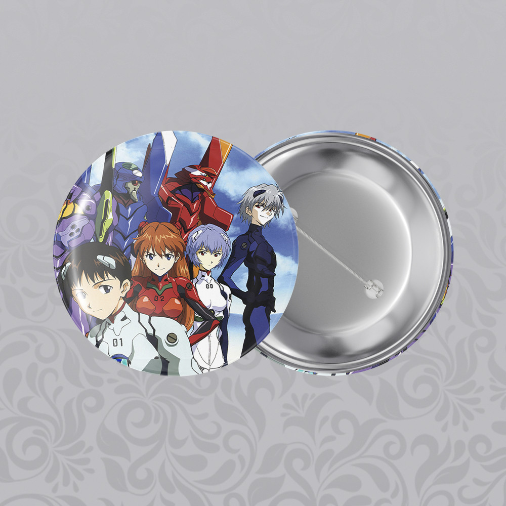 Значок 56 мм Аніме Evangelion / Євангеліон
