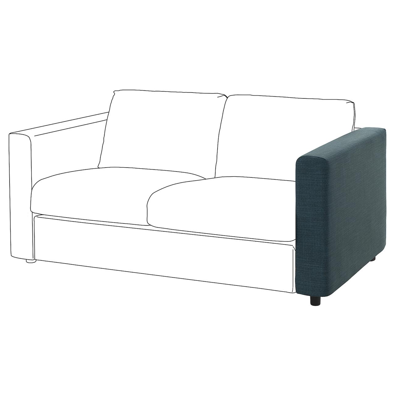 VIMLE Чохол на підлокітник - Темно-синій Hillared IKEA 405.172.56, фото 1