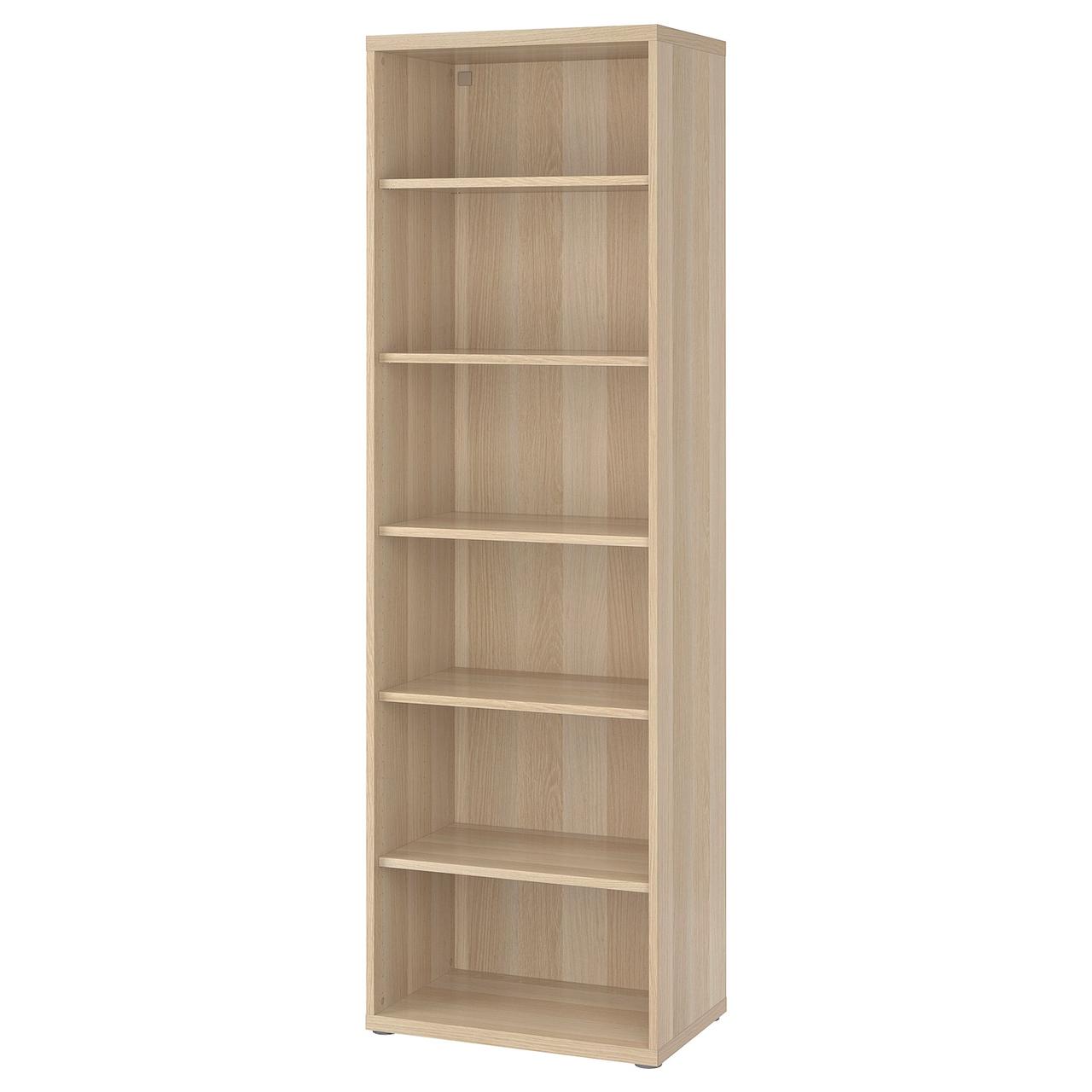 BESTA Книжкова шафа - 5 полиць/імітація дуба морилка 60x40x193 см IKEA 295.904.13, фото 1