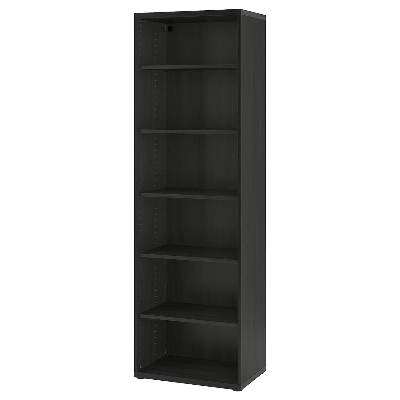 BESTA Книжкова шафа - 5 полиць/чорно-коричнева 60x40x193 см IKEA 595.904.02, фото 1