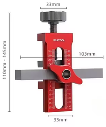 Фіксатор — позиціонер IMBOT для встановлення меблевих фасадів і типонів металевий.