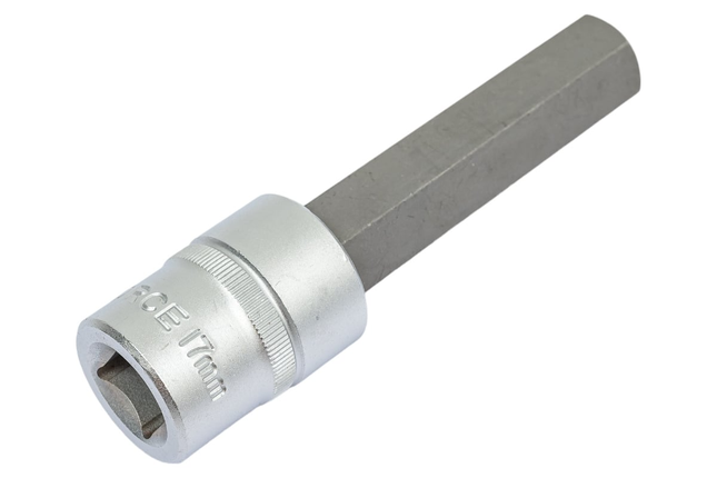 Головка-біта шестигранна (HEX) 17 мм 1/2" L=110 мм Force 34411017 F, фото 1